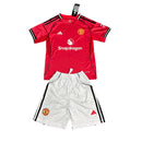 CONJUNTO INFANTIL DO MANCHESTER UNITED 26/27 VERMELHO