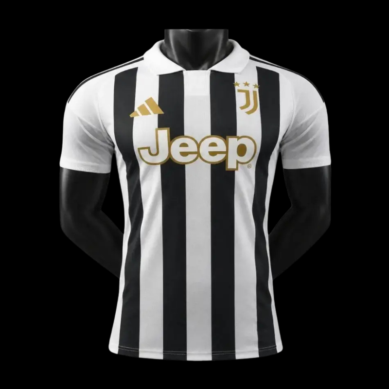CAMISA VERSÃO PLAYER DA JUVENTUS 26/27 BRANCO E PRETO