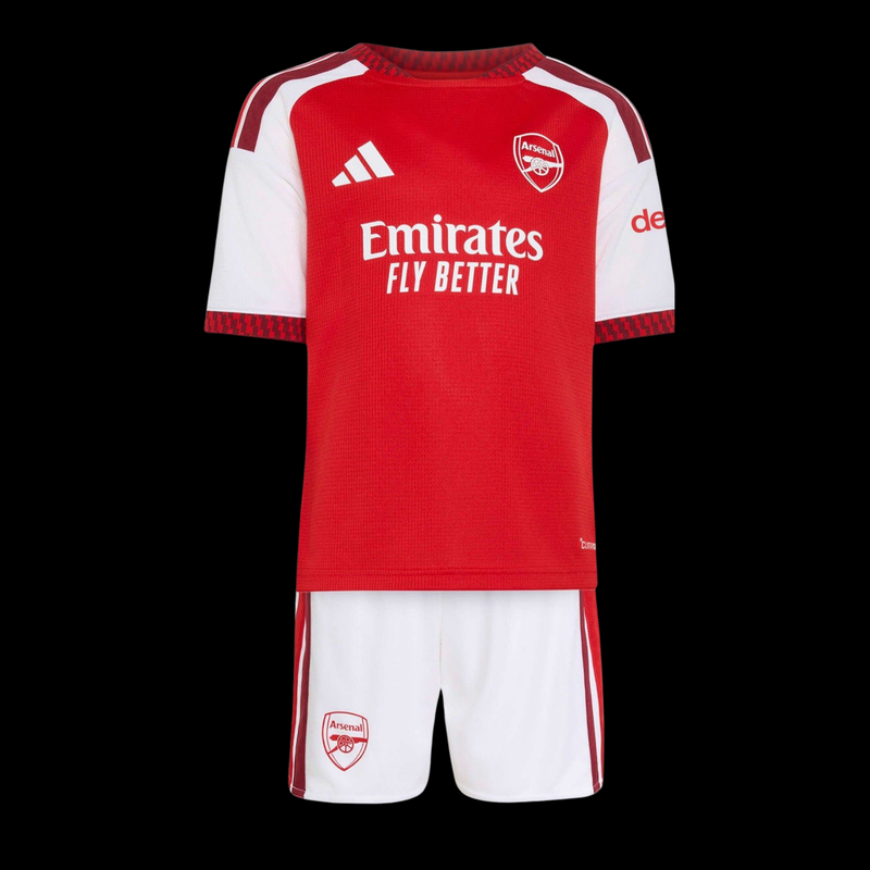 KIT INFANTIL DO ARSENAL 26/27 VERMELHO